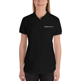 247 Sports White Logo Women's Polo Shirt