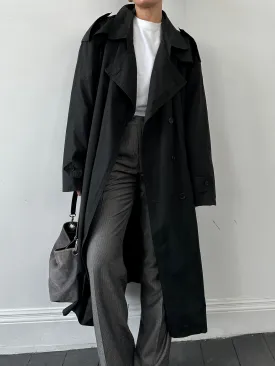 Christian Dior Monsieur Cotton Double Breasted Belted Trench Coat - XXL