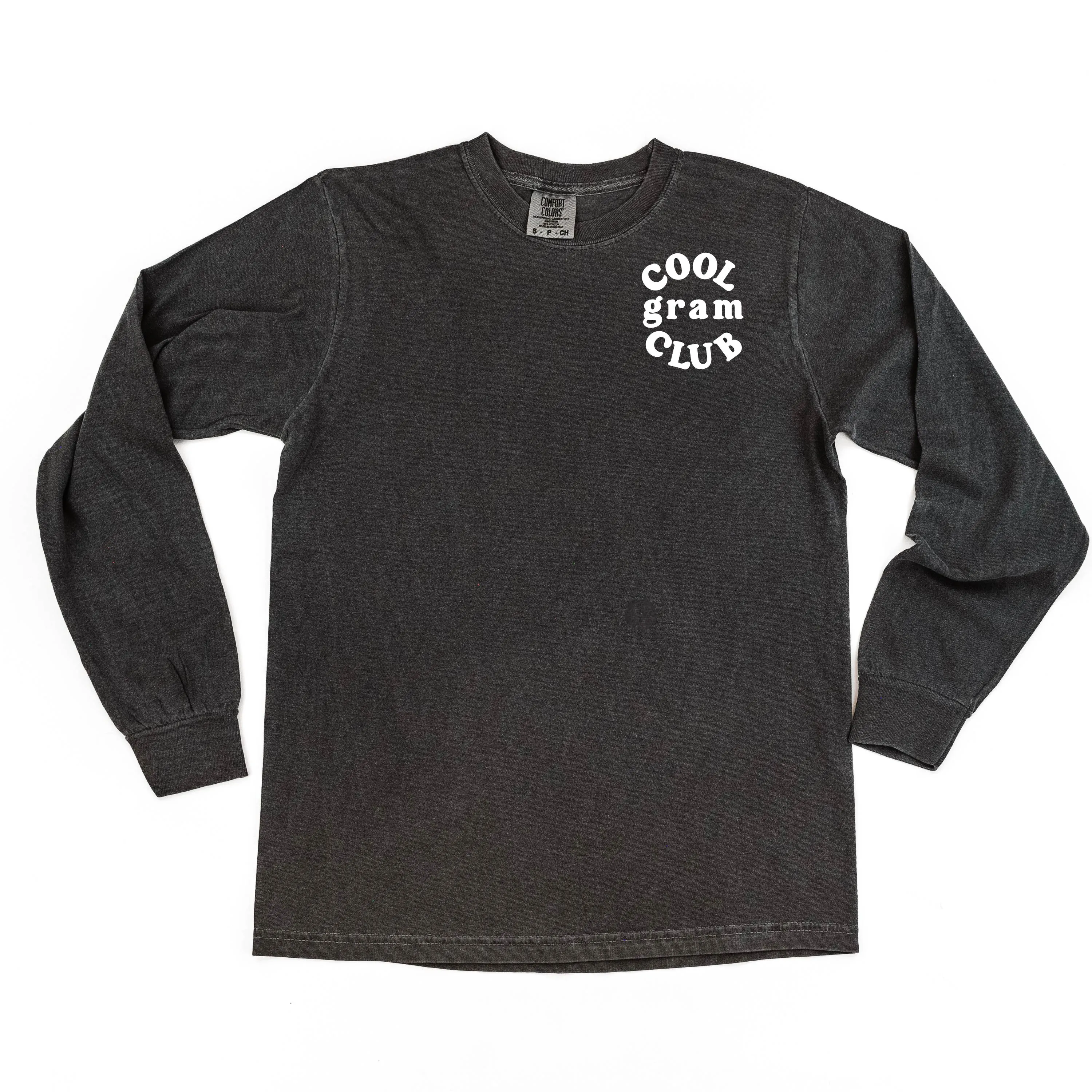 COOL Gram CLUB - Pocket Design - LONG SLEEVE COMFORT COLORS TEE