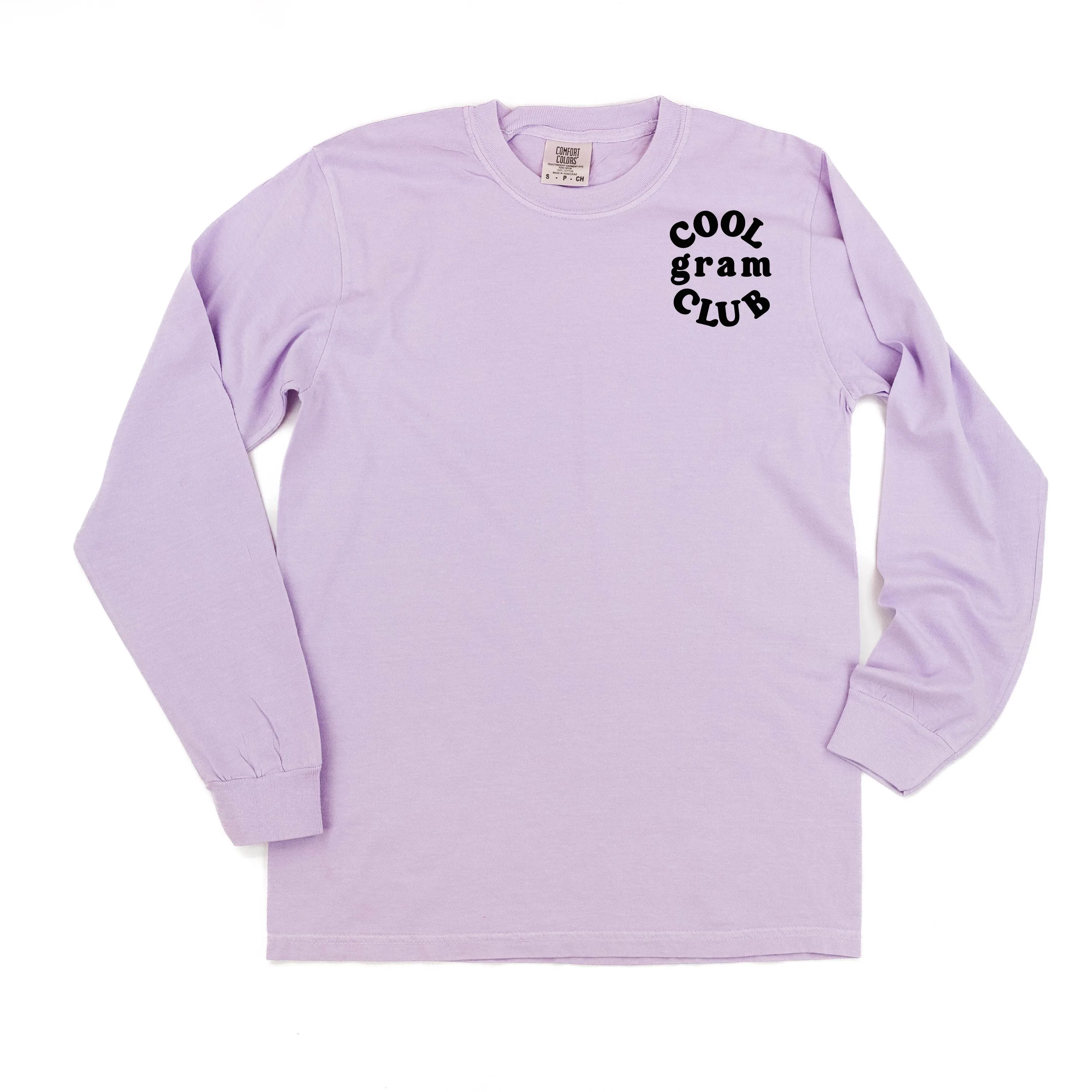 COOL Gram CLUB - Pocket Design - LONG SLEEVE COMFORT COLORS TEE