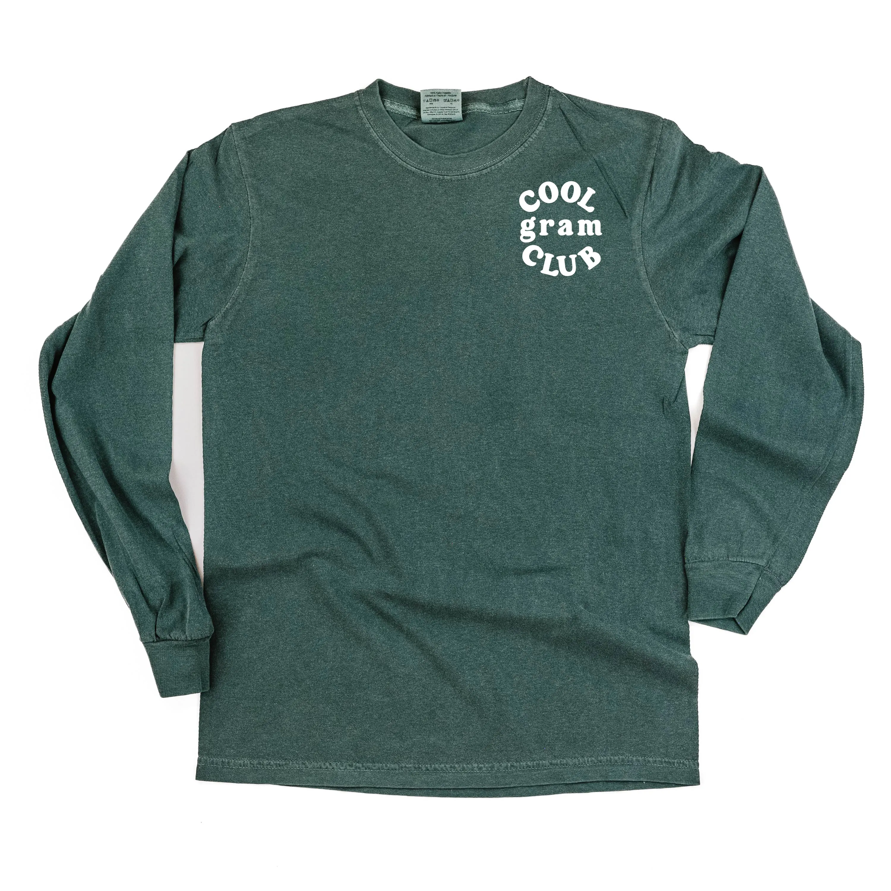 COOL Gram CLUB - Pocket Design - LONG SLEEVE COMFORT COLORS TEE