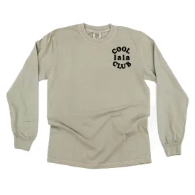 COOL Lala CLUB - Pocket Design - LONG SLEEVE COMFORT COLORS TEE