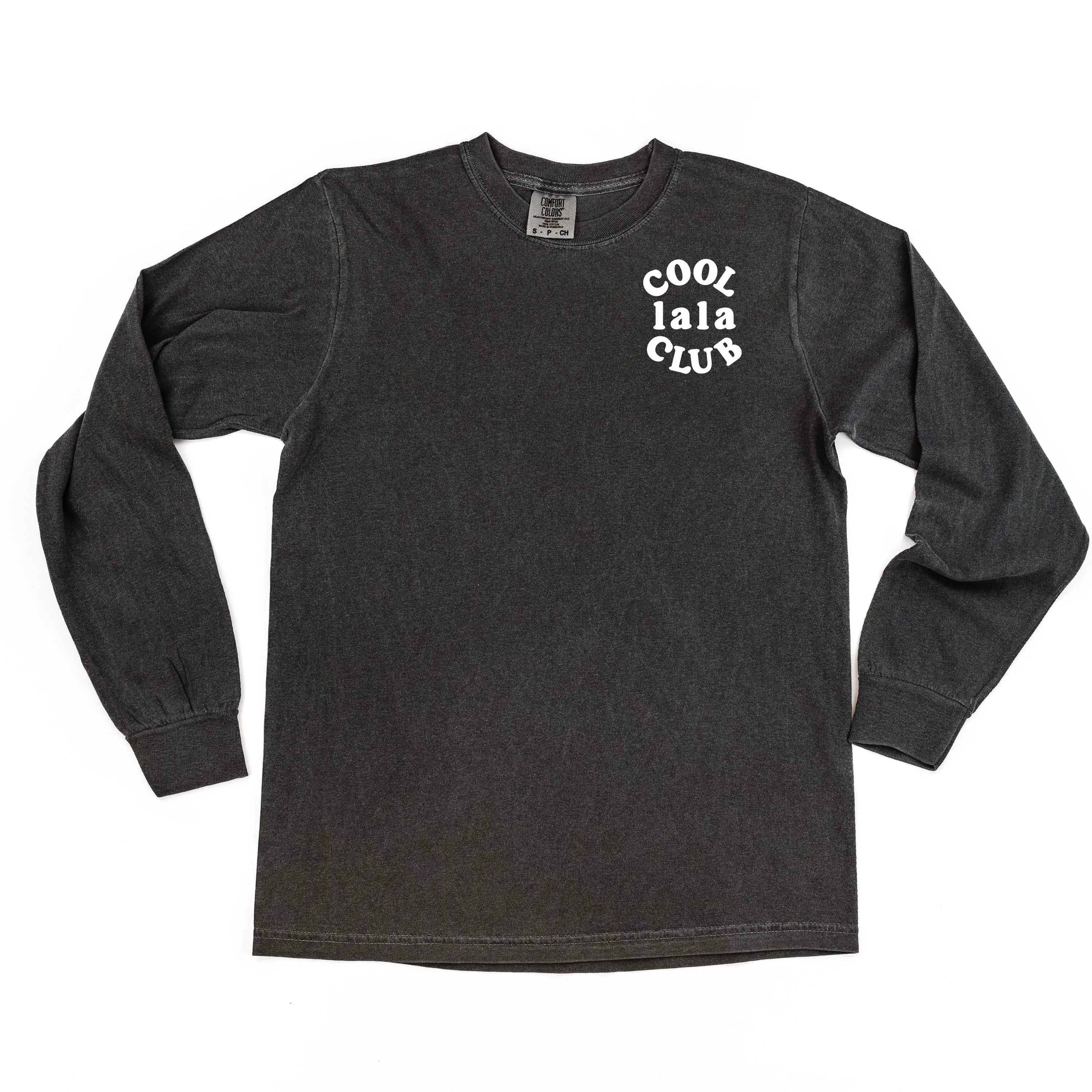 COOL Lala CLUB - Pocket Design - LONG SLEEVE COMFORT COLORS TEE
