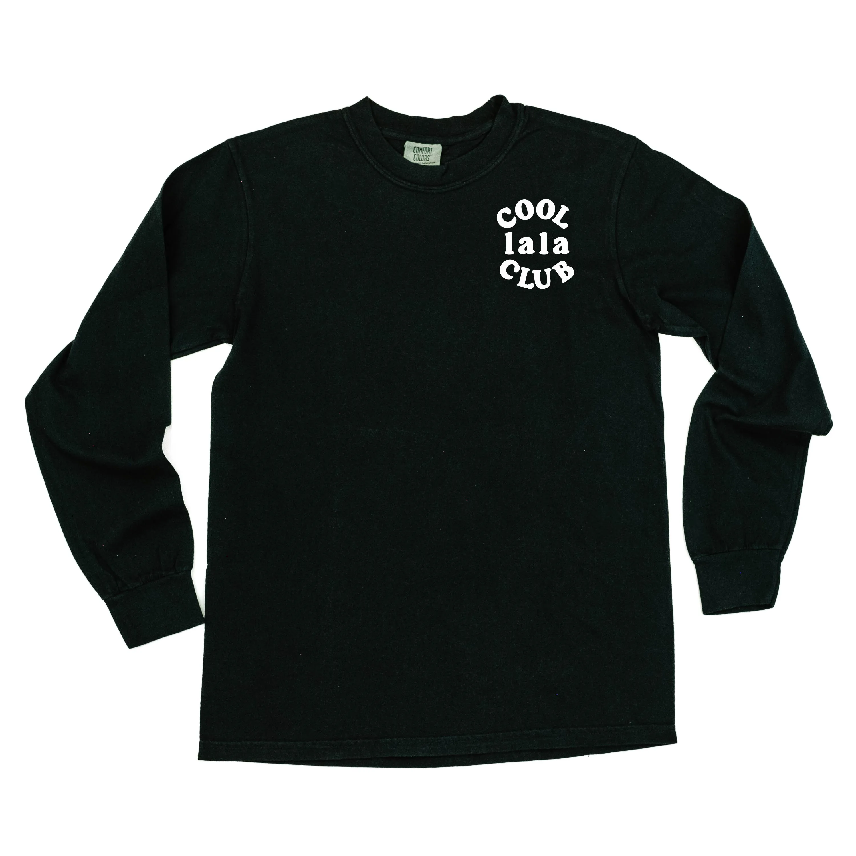 COOL Lala CLUB - Pocket Design - LONG SLEEVE COMFORT COLORS TEE