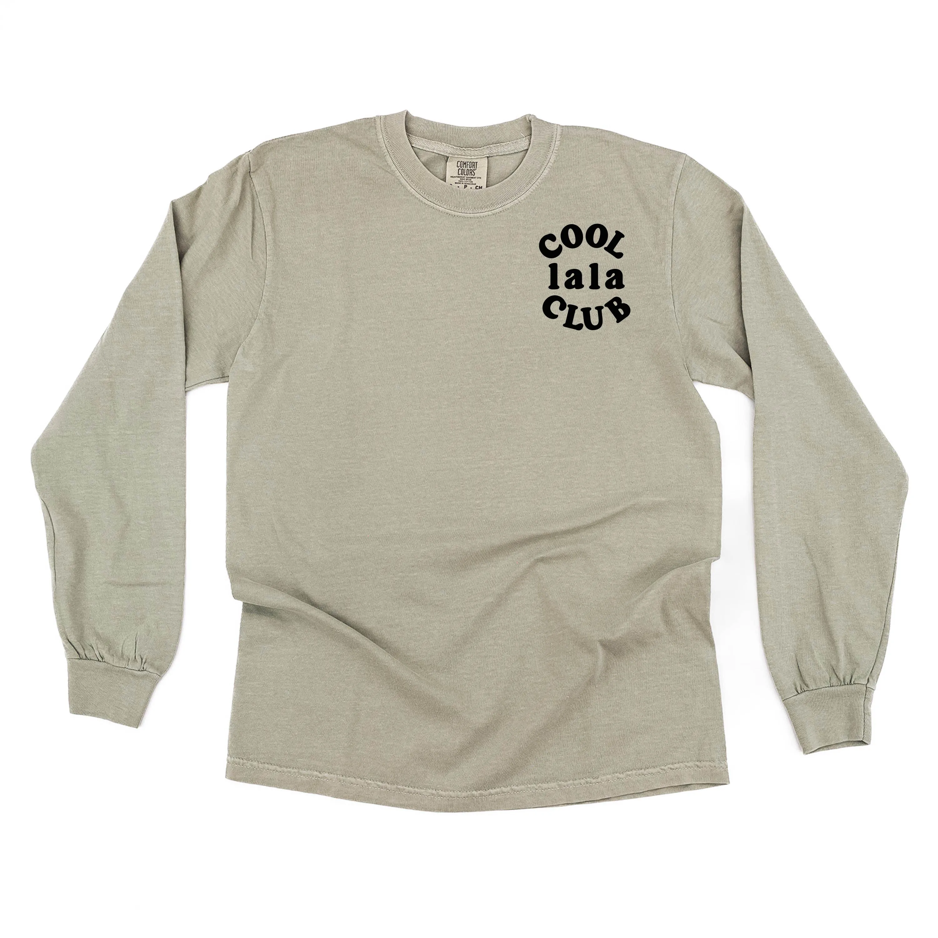 COOL Lala CLUB - Pocket Design - LONG SLEEVE COMFORT COLORS TEE