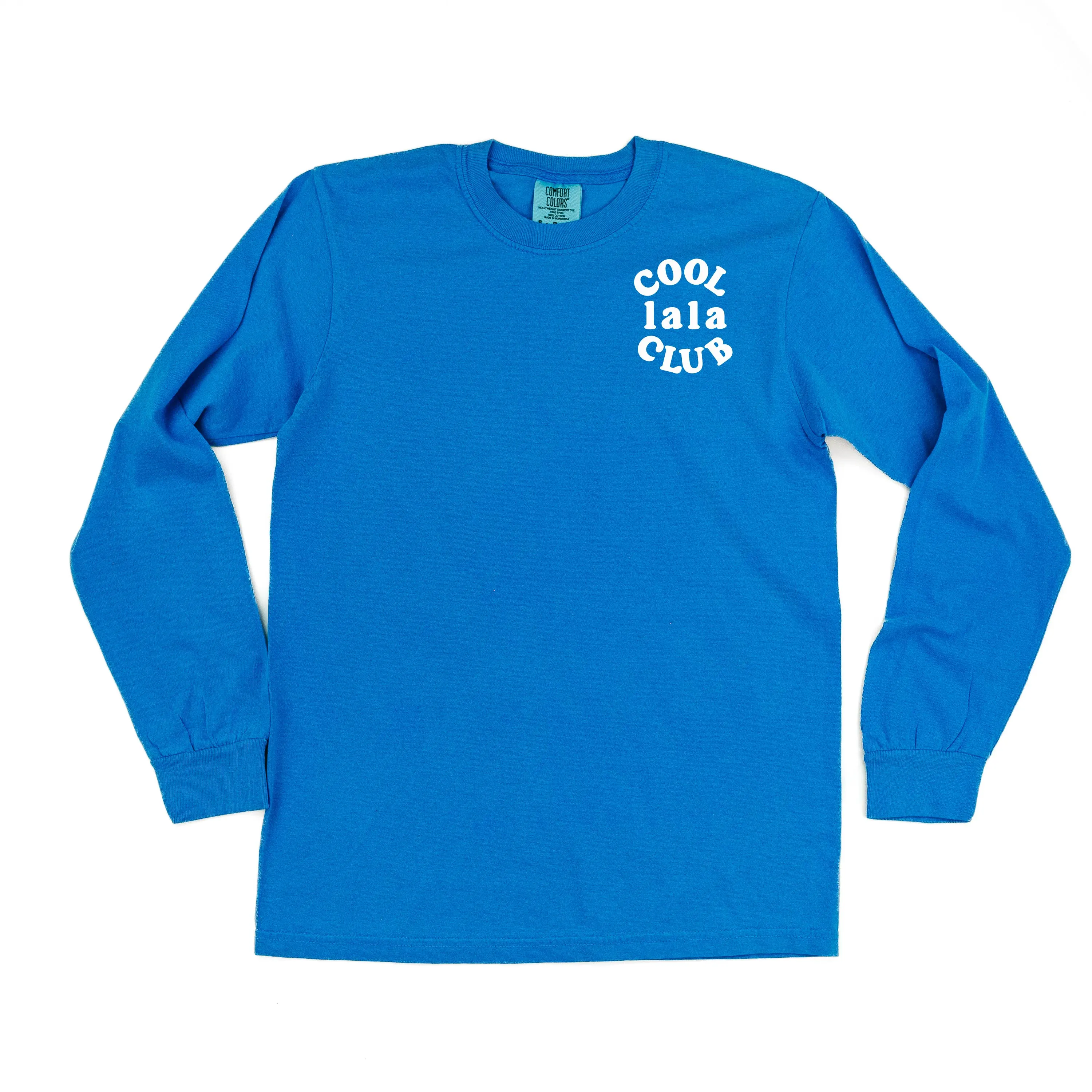 COOL Lala CLUB - Pocket Design - LONG SLEEVE COMFORT COLORS TEE