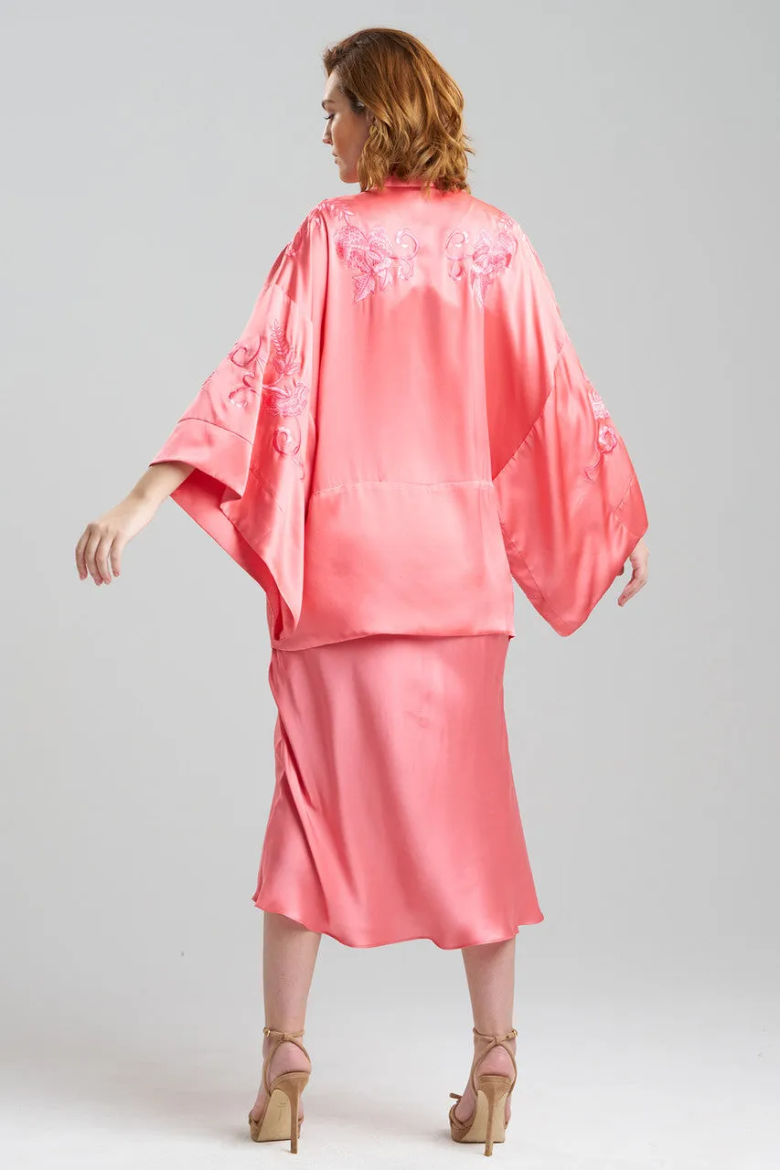Couture Malaga Embroidered Silk Wrap