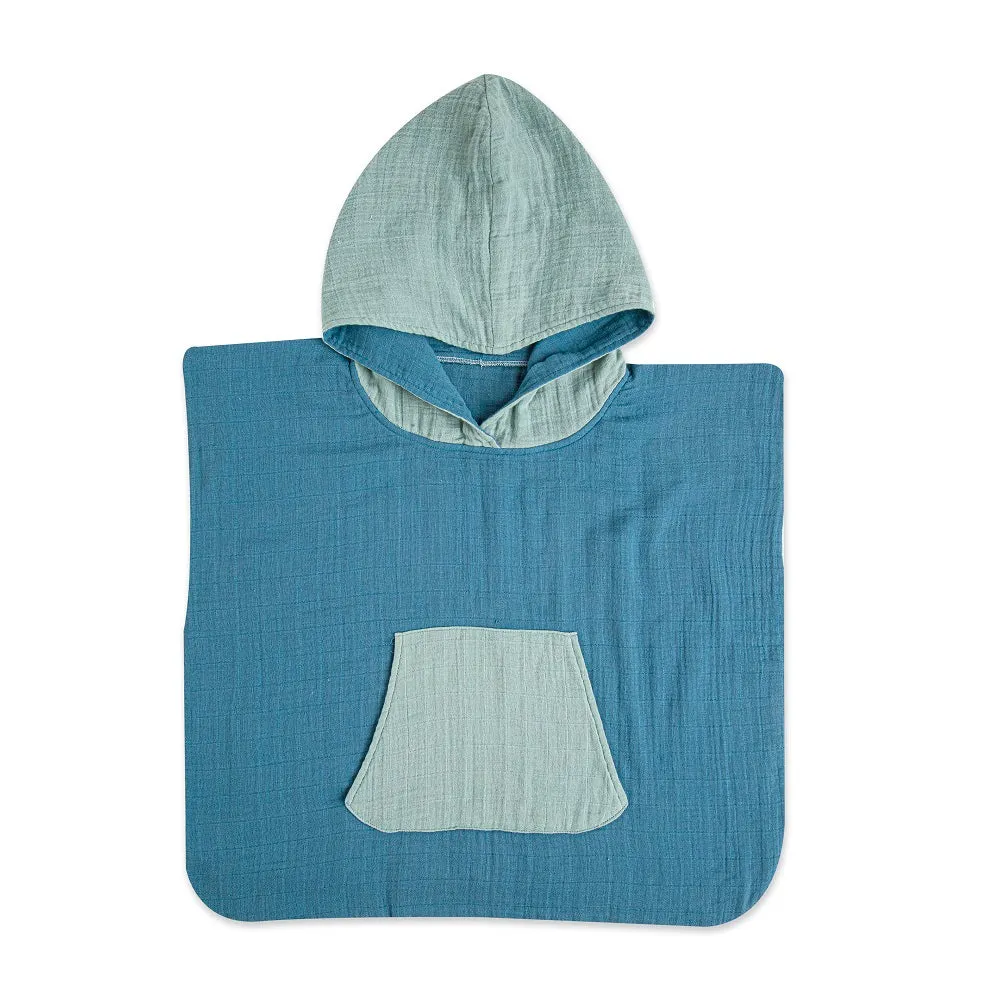 Crane Baby Poncho Combo - Evergreen & Rickerstone