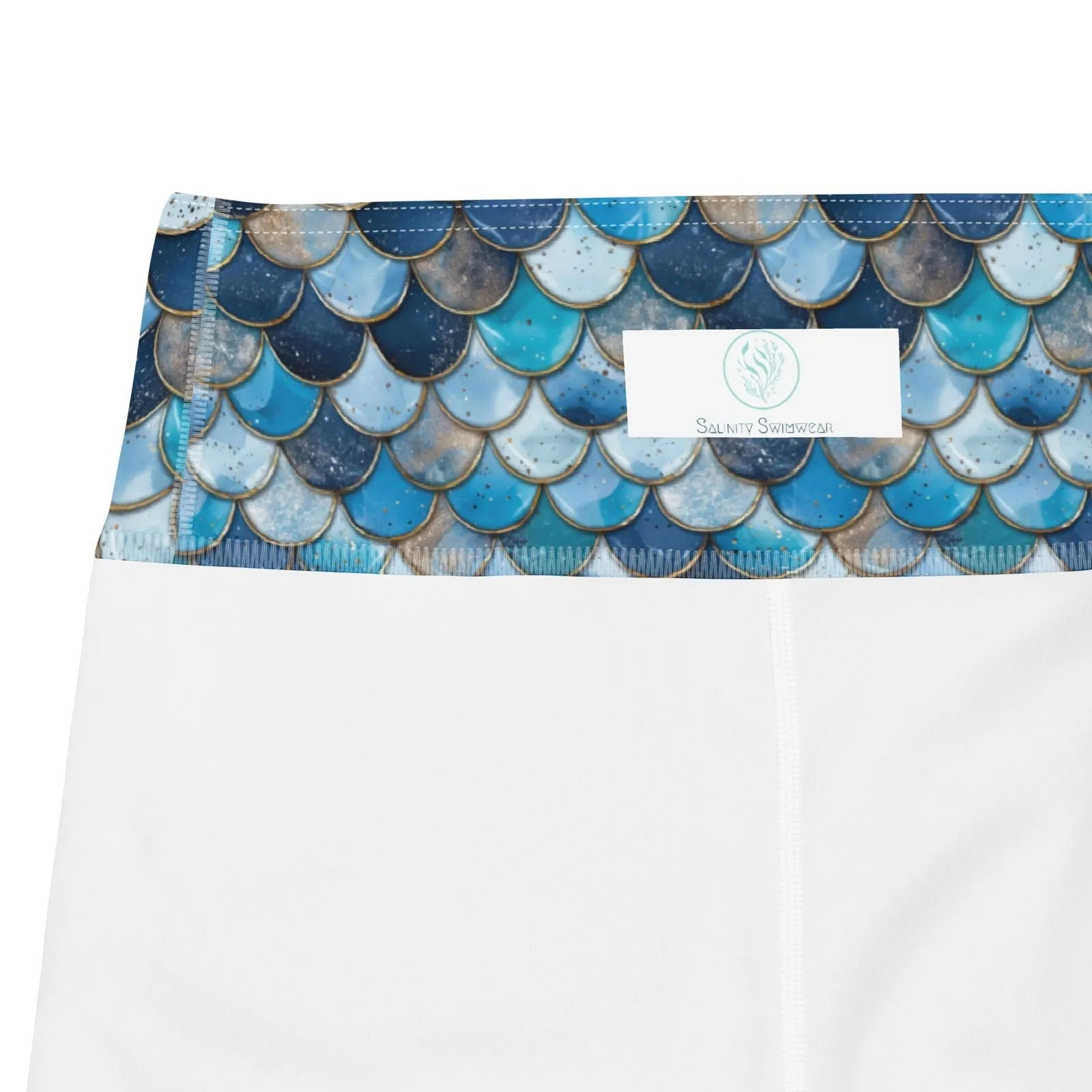 Deep Sea Sapphire Siren Capri Swim Leggings