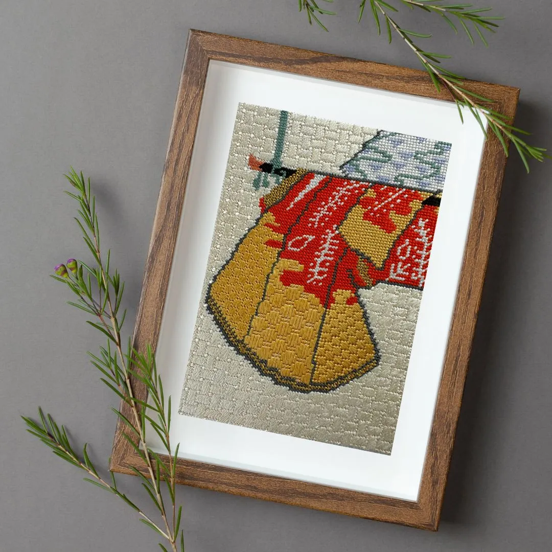 Draped Kimonos Needlepoint Kit