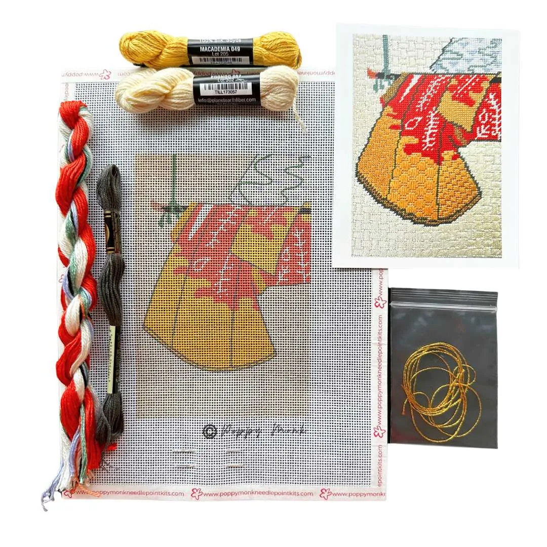 Draped Kimonos Needlepoint Kit