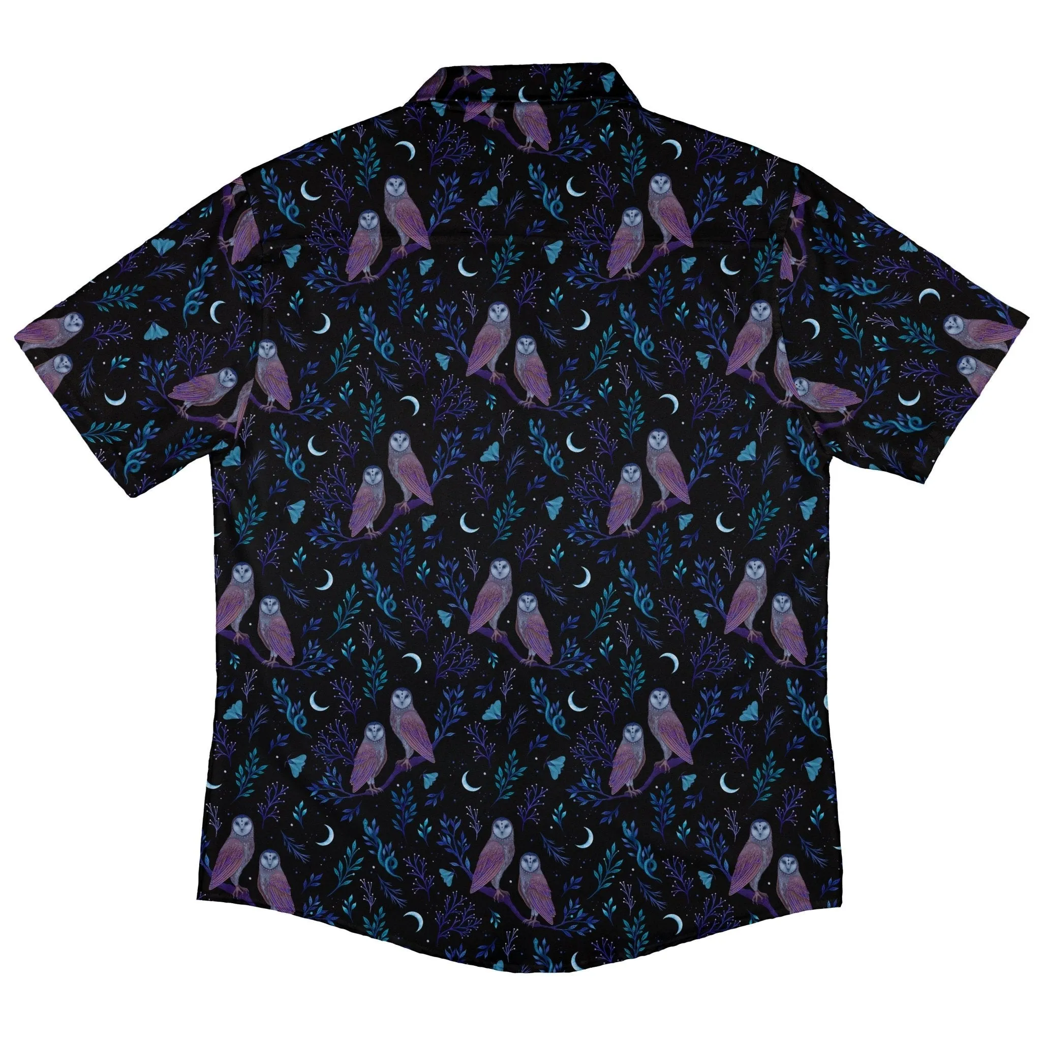 Episodic Owl Floral Button Up Shirt