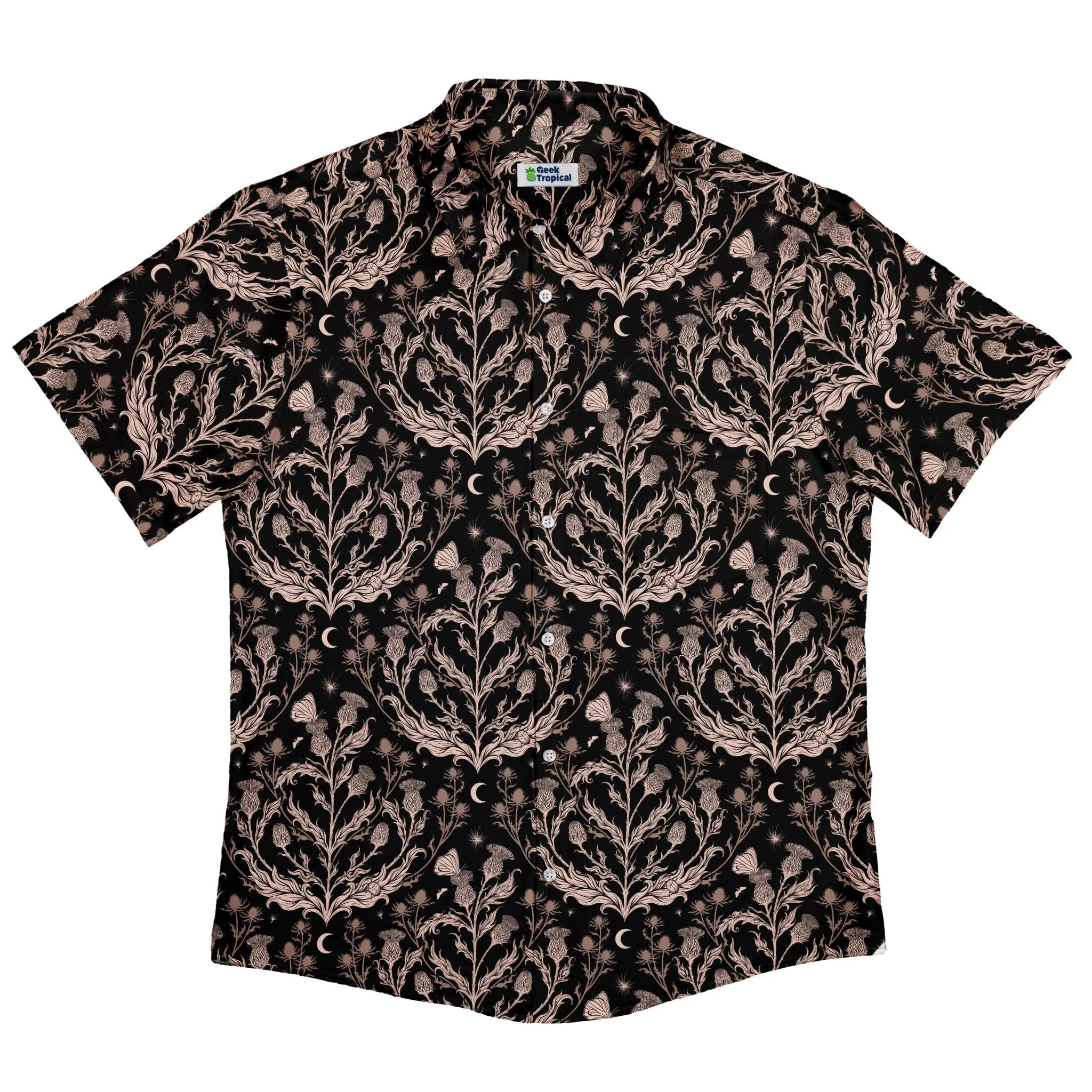 Episodic Thistle Home Black White Button Up Shirt