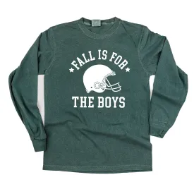 Fall is for the Boys - LONG SLEEVE COMFORT COLORS TEE