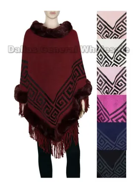 Fashion Winter Sweater Ponchos Wholesale