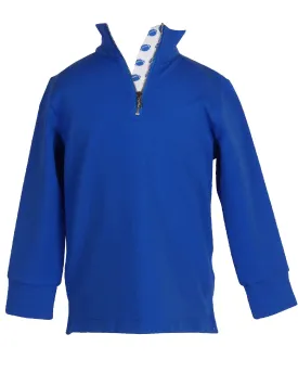 Game Day Quarter Zip-Royal Blue