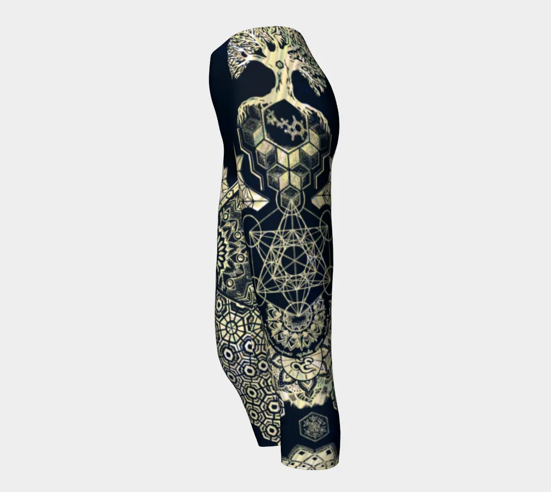 Geometric | Gold Capris | Mil Et Une
