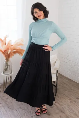Giving Heart Modest Tiered Skirt