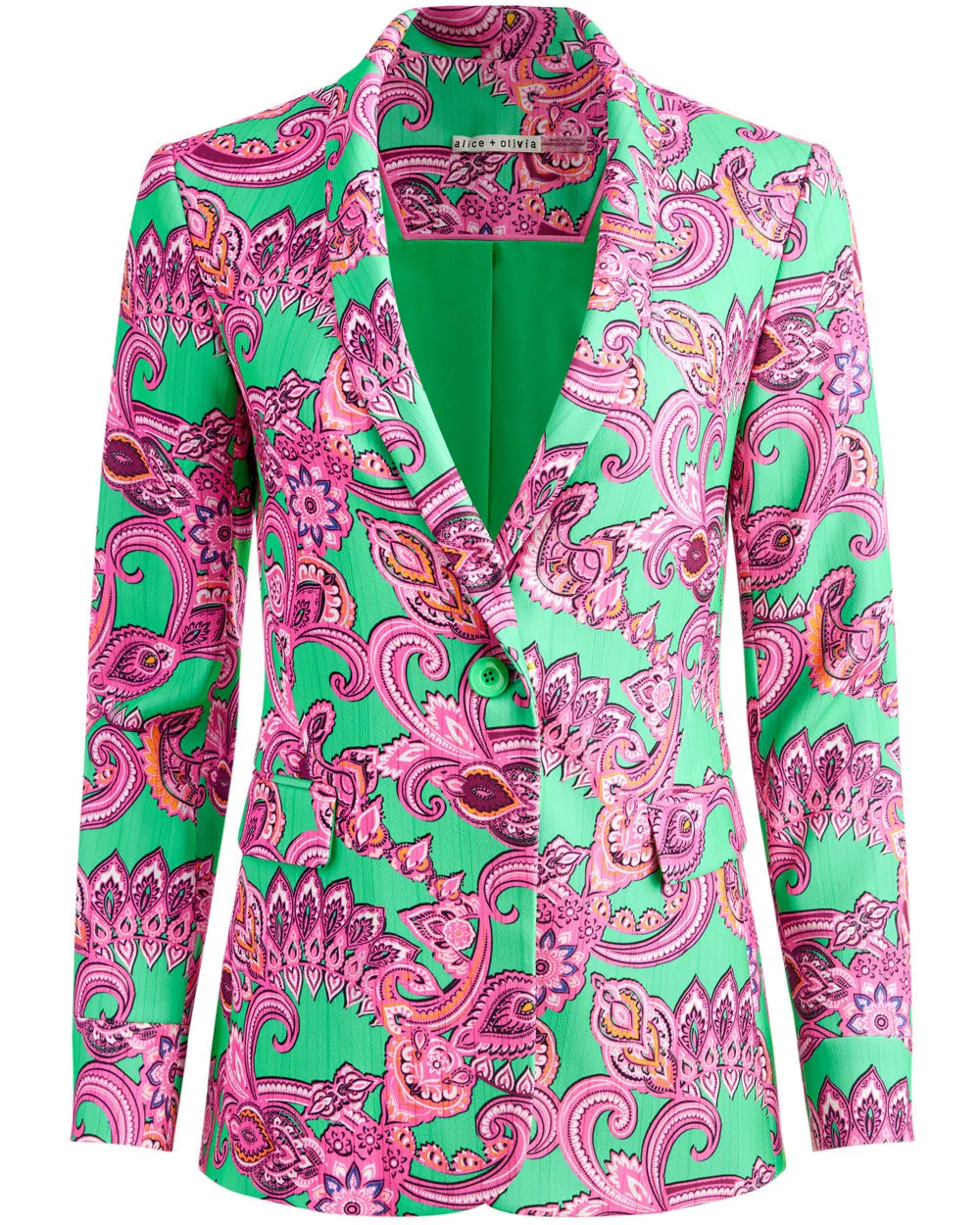 Green Spring Paisley Macey Blazer