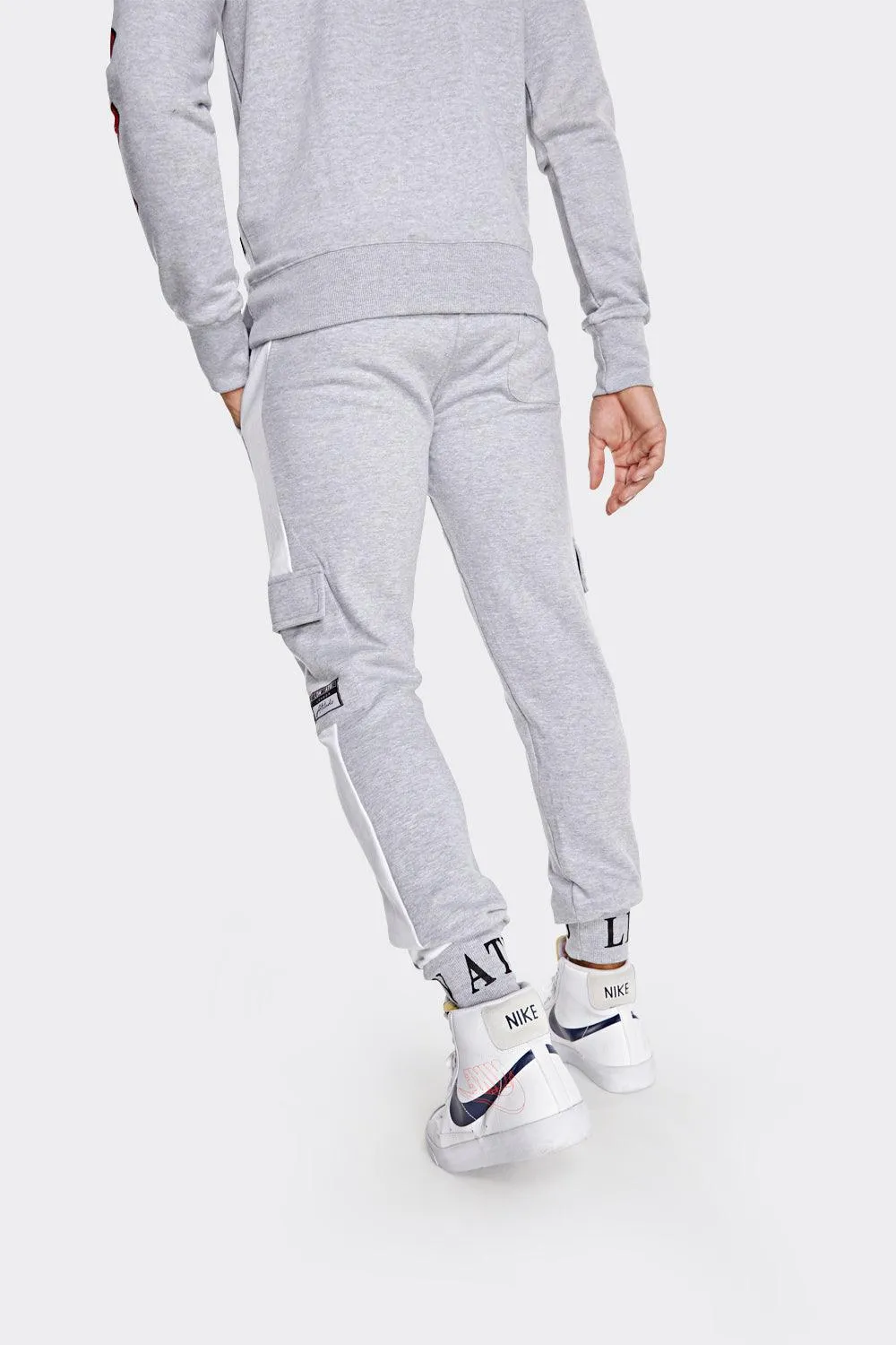 Grey LDN Attitude Cargo Joggers