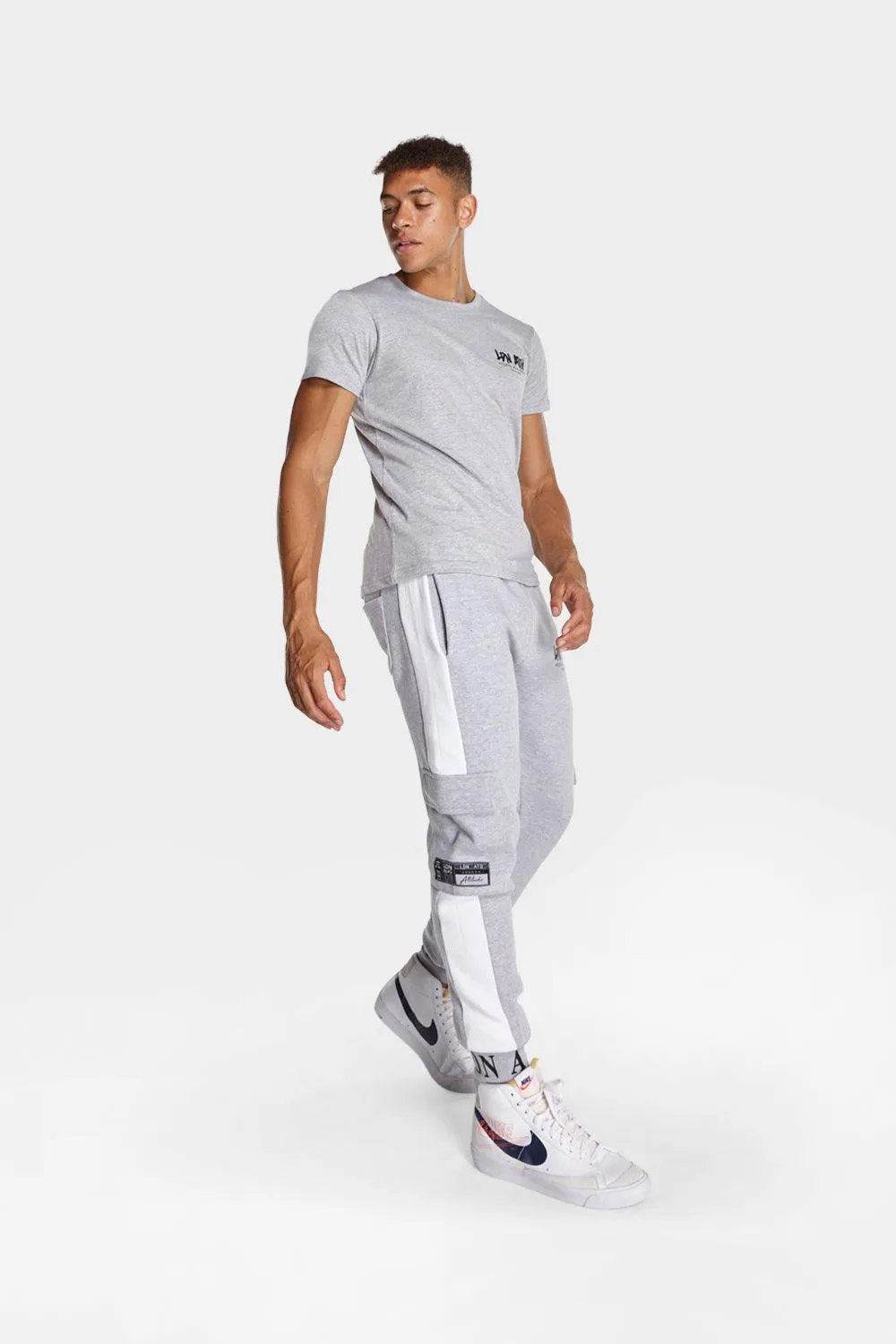 Grey LDN Attitude Cargo Joggers