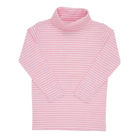 Hamptons Hot Pink Stripe Tatums Turtleneck Shirt