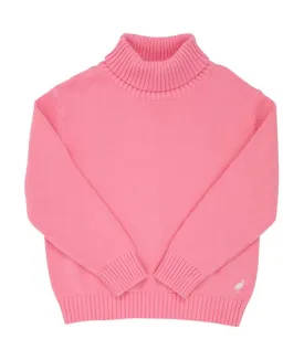 Hamptons Hot Pink/Palm Beach Pink Townsend Turtleneck Sweater