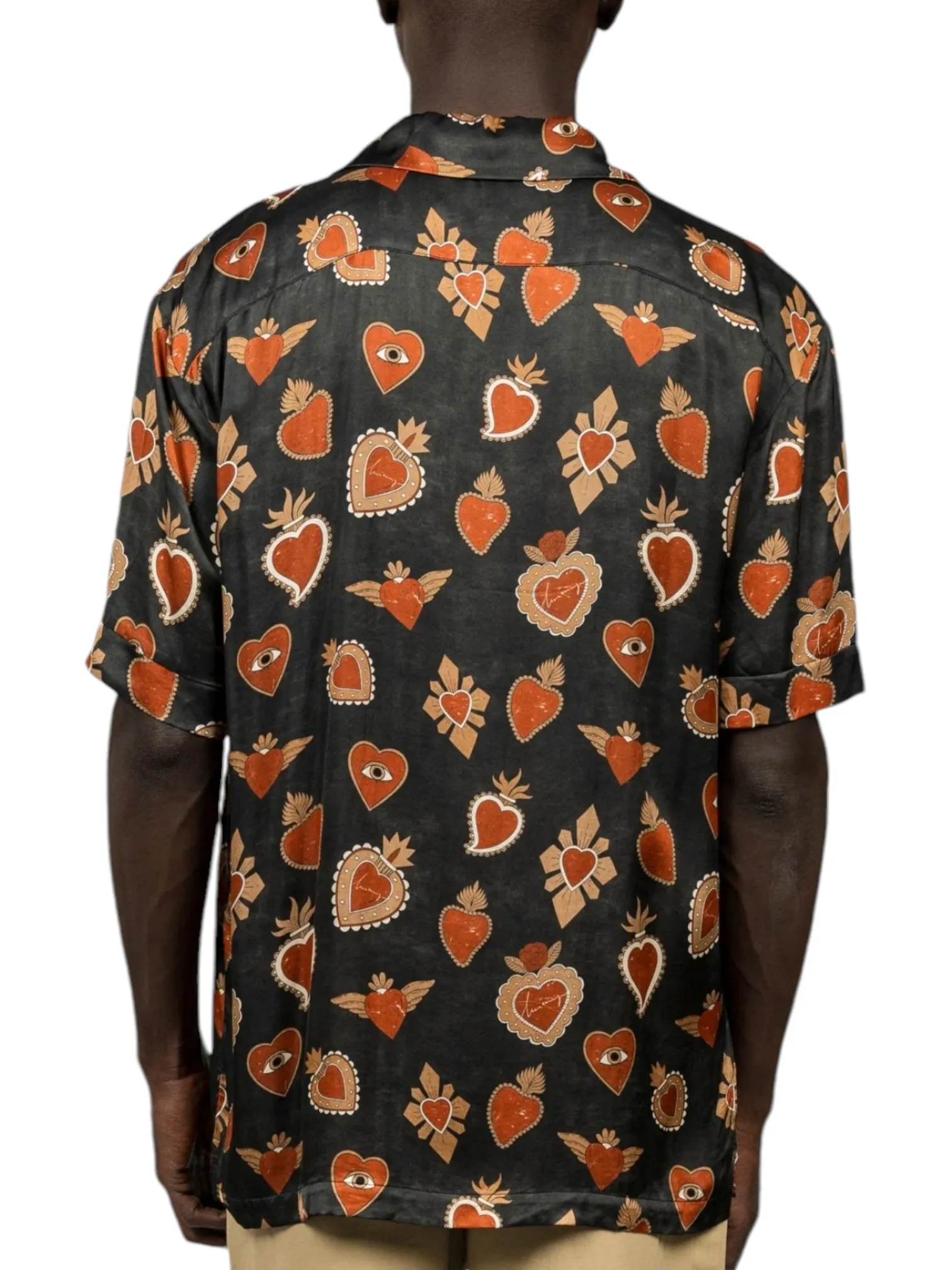 Inimigo ISH3527 Mexican Hearts Shirt Black