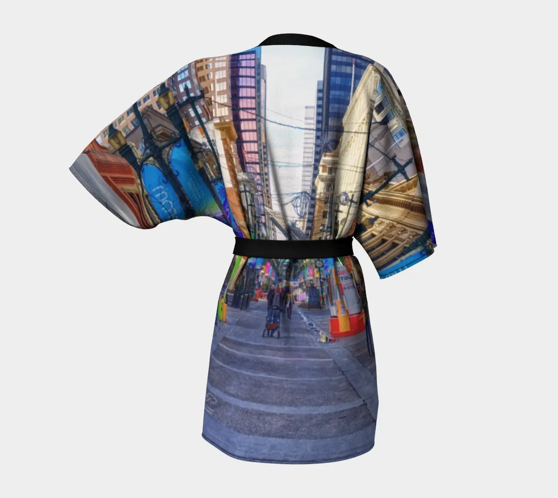 Kimono Robe - Downtown Calgary Stephen Avenue