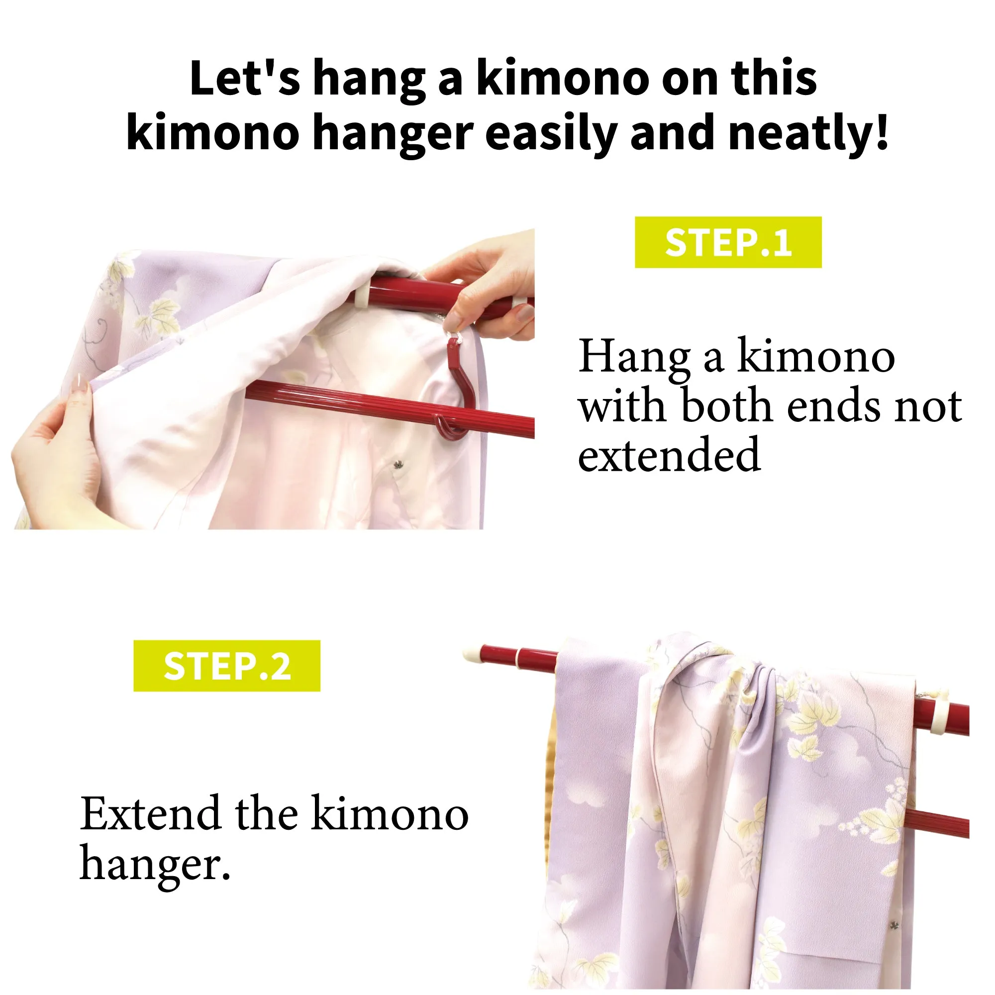 Kimono&Obi Resizable Hanger