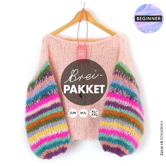 Knitting Kit – MYPZ Basic Chunky Pullover Bali No12 – Beginner (ENG-NL)