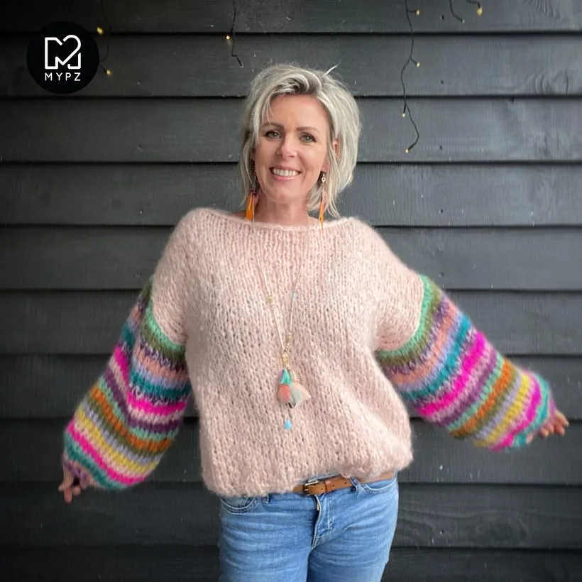 Knitting Kit – MYPZ Basic Chunky Pullover Bali No12 – Beginner (ENG-NL)