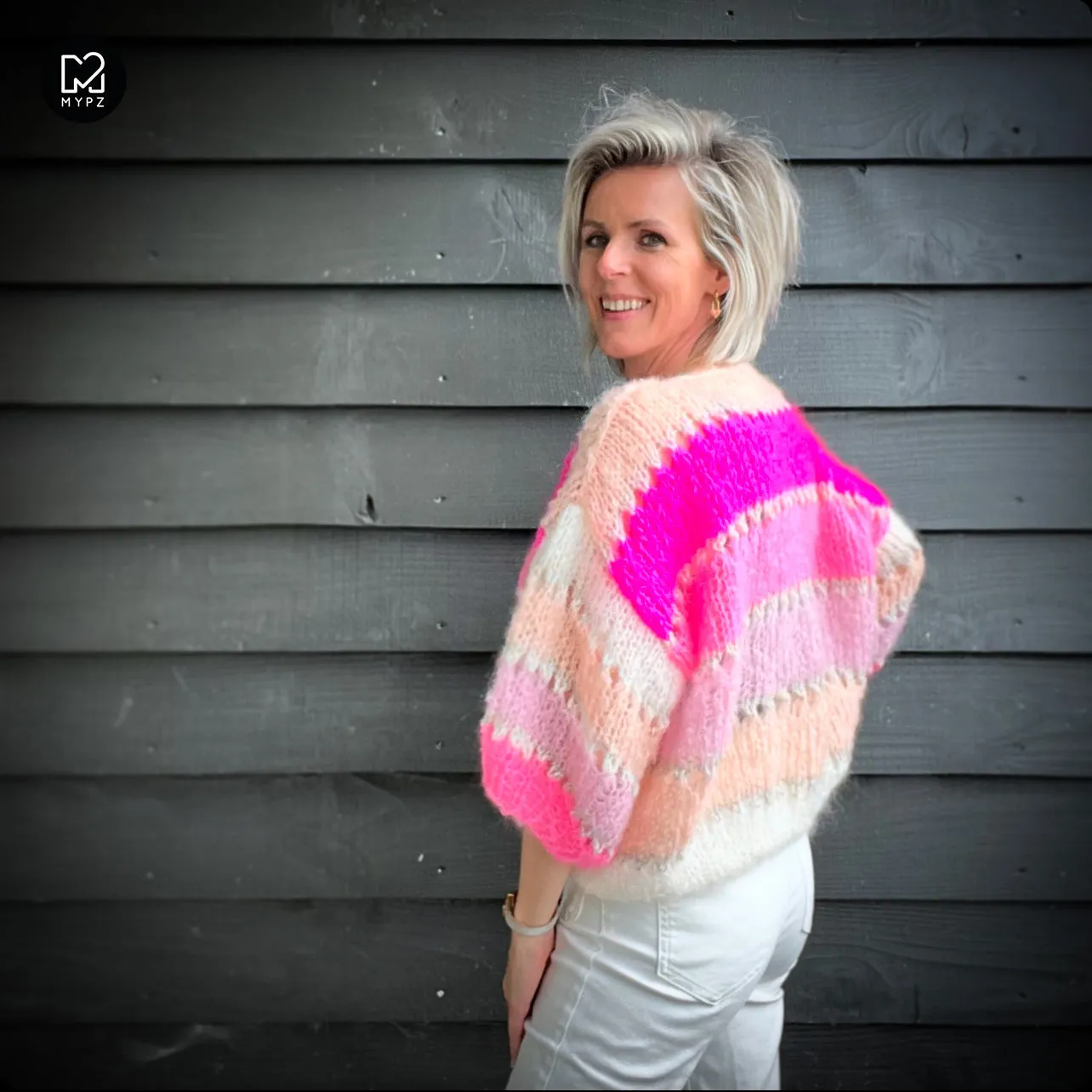 Knitting kit – MYPZ Basic Light Mohair Top Marina No10 (ENG-NL-DE-FR)