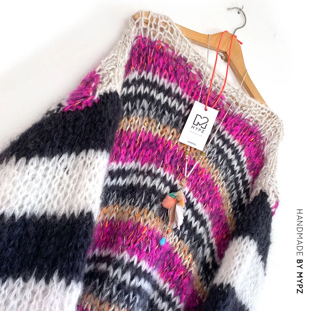 Knitting Kit – MYPZ Chunky Mohair Pullover Culture No15 (ENG-NL)