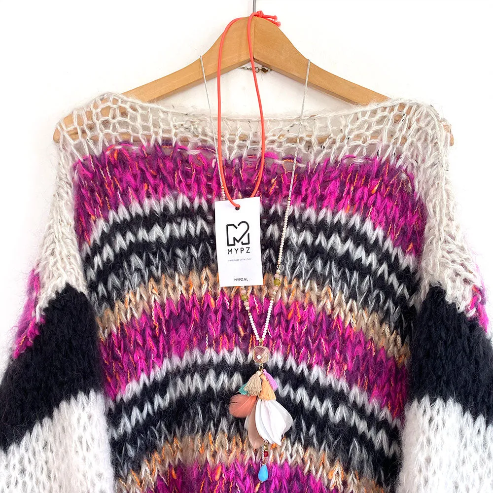 Knitting Kit – MYPZ Chunky Mohair Pullover Culture No15 (ENG-NL)
