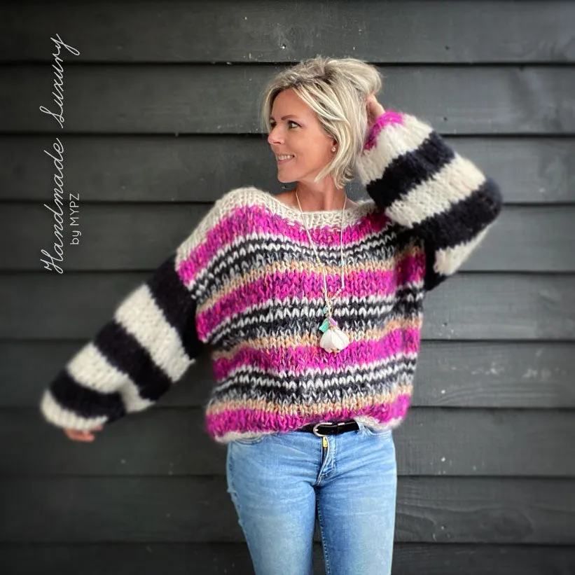 Knitting Kit – MYPZ Chunky Mohair Pullover Culture No15 (ENG-NL)