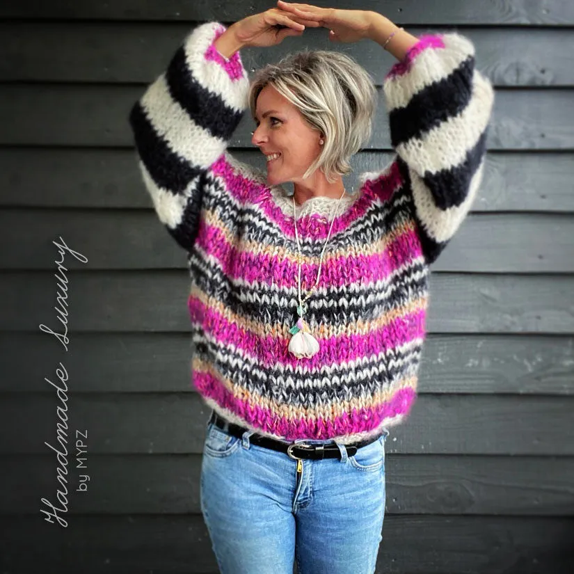 Knitting Kit – MYPZ Chunky Mohair Pullover Culture No15 (ENG-NL)