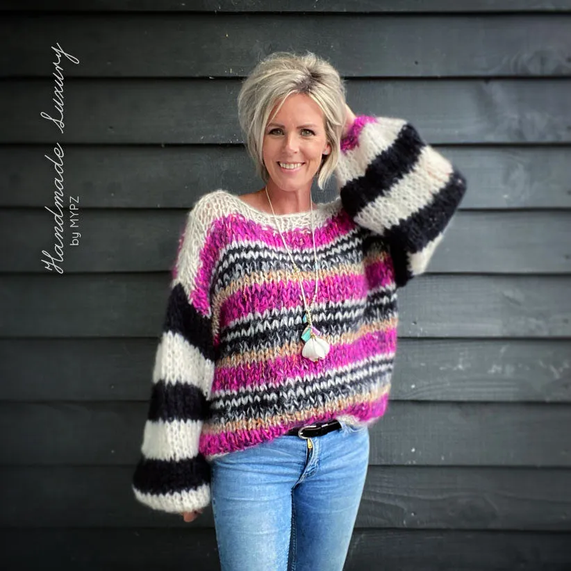 Knitting Kit – MYPZ Chunky Mohair Pullover Culture No15 (ENG-NL)