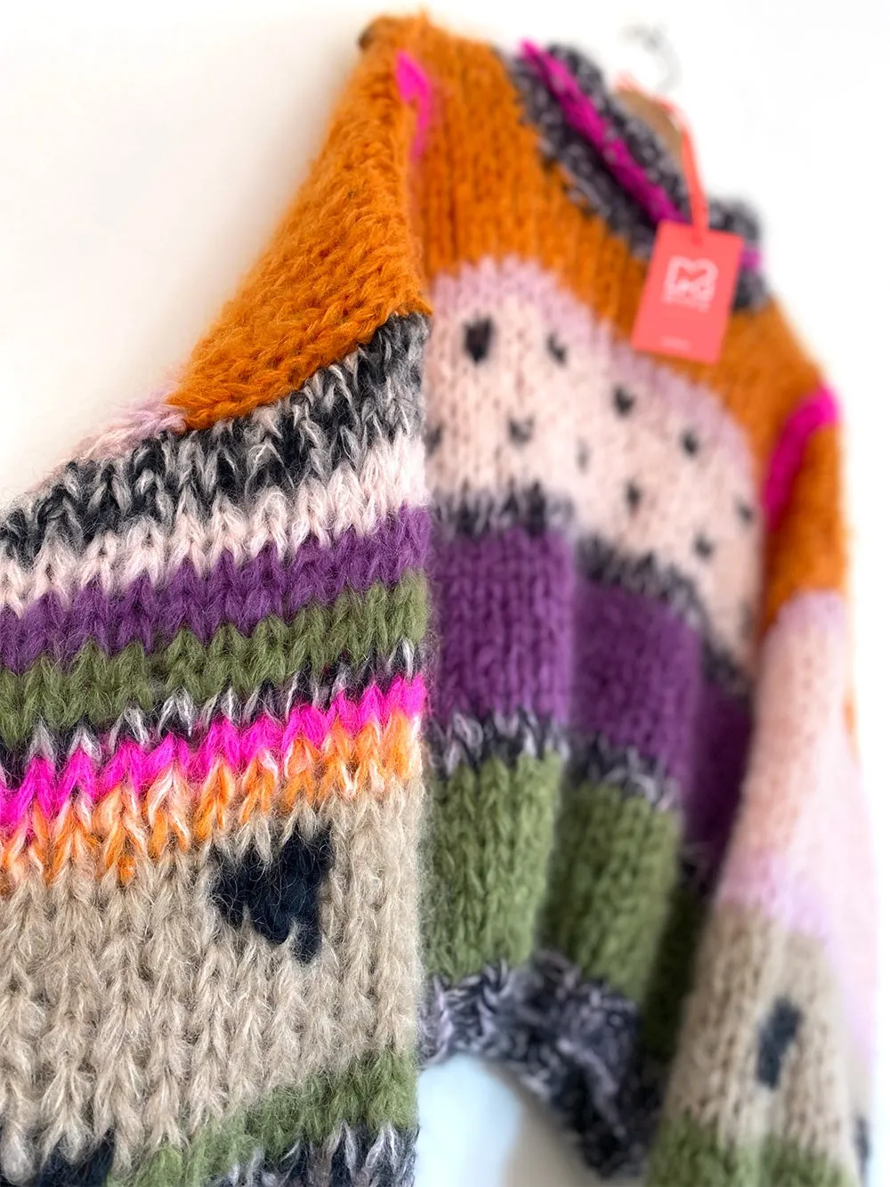 Knitting kit – MYPZ Chunky Mohair Pullover Watermelon NO 15 (ENG-NL)