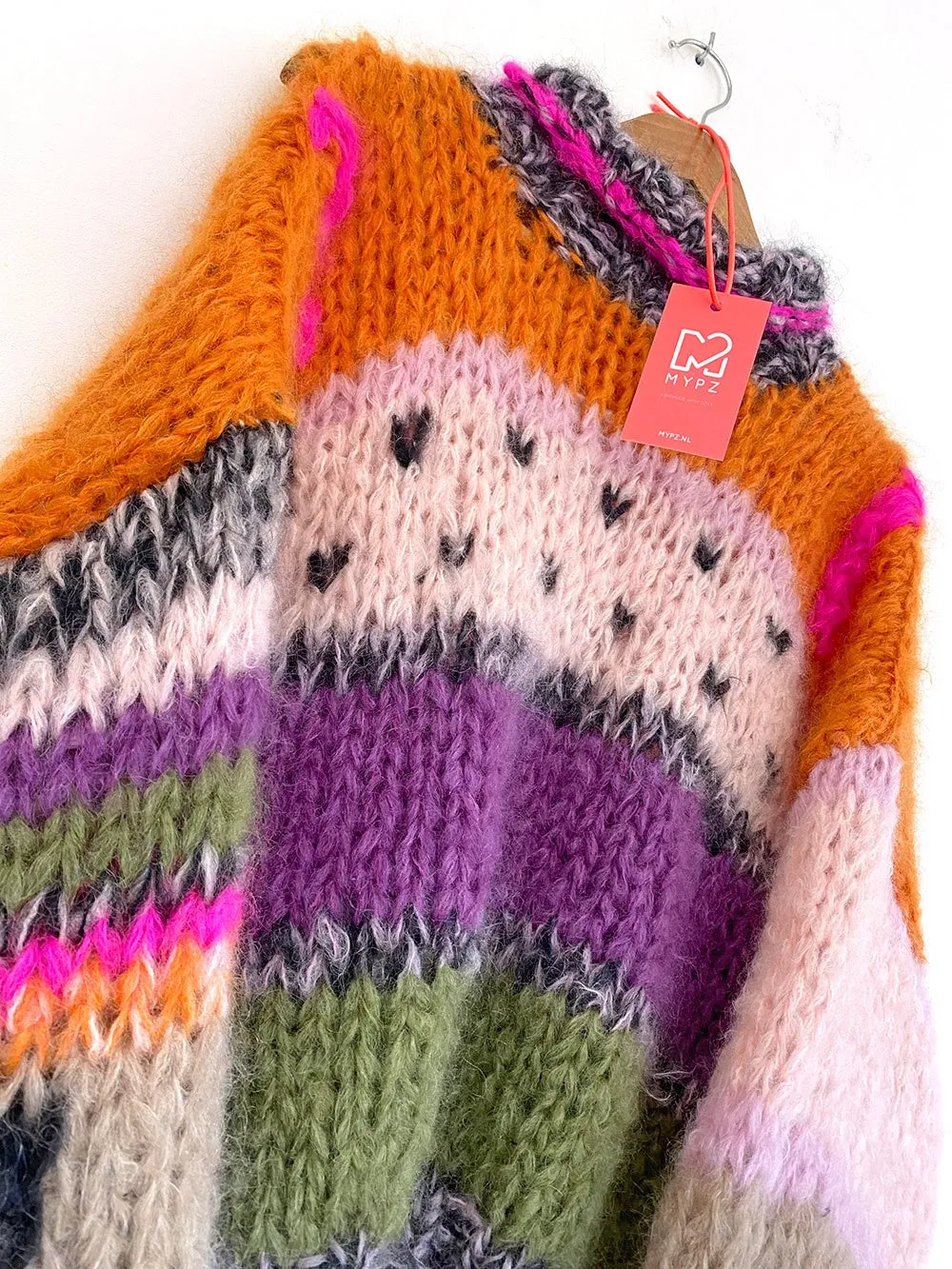 Knitting kit – MYPZ Chunky Mohair Pullover Watermelon NO 15 (ENG-NL)
