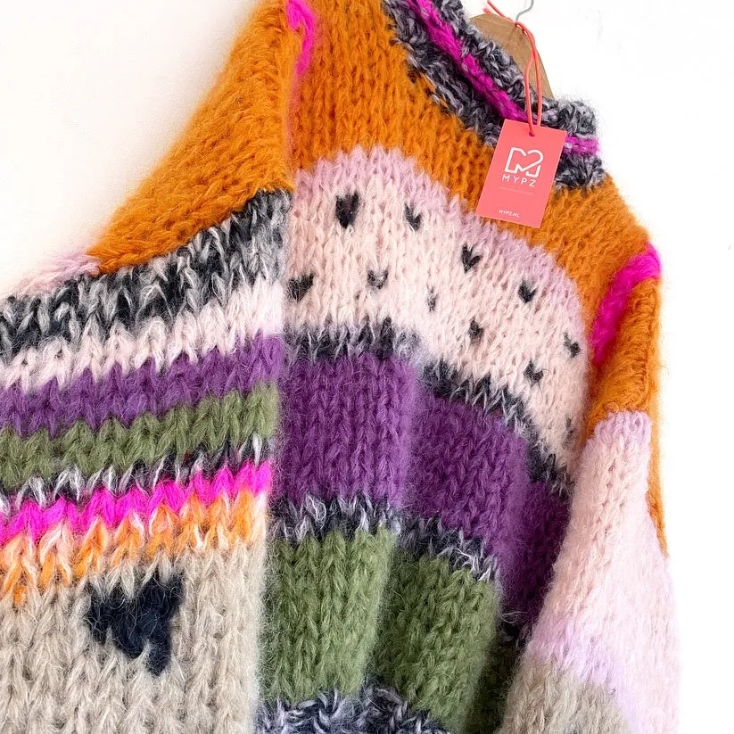 Knitting kit – MYPZ Chunky Mohair Pullover Watermelon NO 15 (ENG-NL)