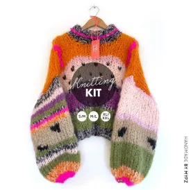 Knitting kit – MYPZ Chunky Mohair Pullover Watermelon NO 15 (ENG-NL)