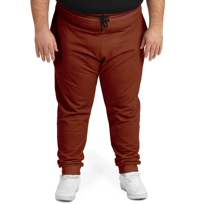 Medium Dark Midtone Red Joggers | Unisex | with PLUS sizes | C0M80Y80K60