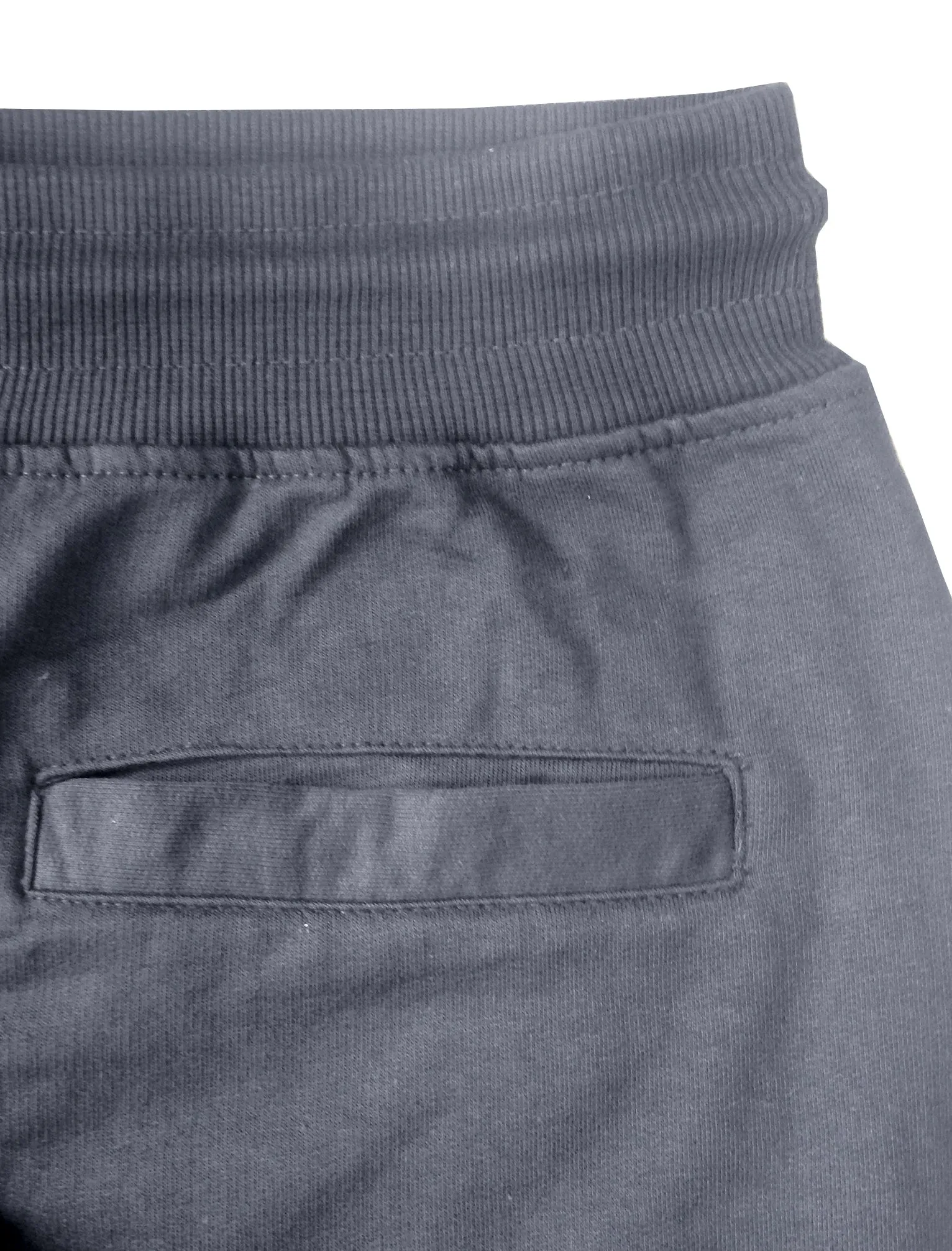Mens Patrick Curved Panel Cuffed Joggers in Midnight Blue