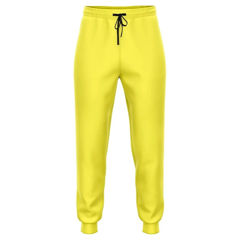 Midtone Yellow Joggers | Unisex | with PLUS sizes | C0M0Y80K0