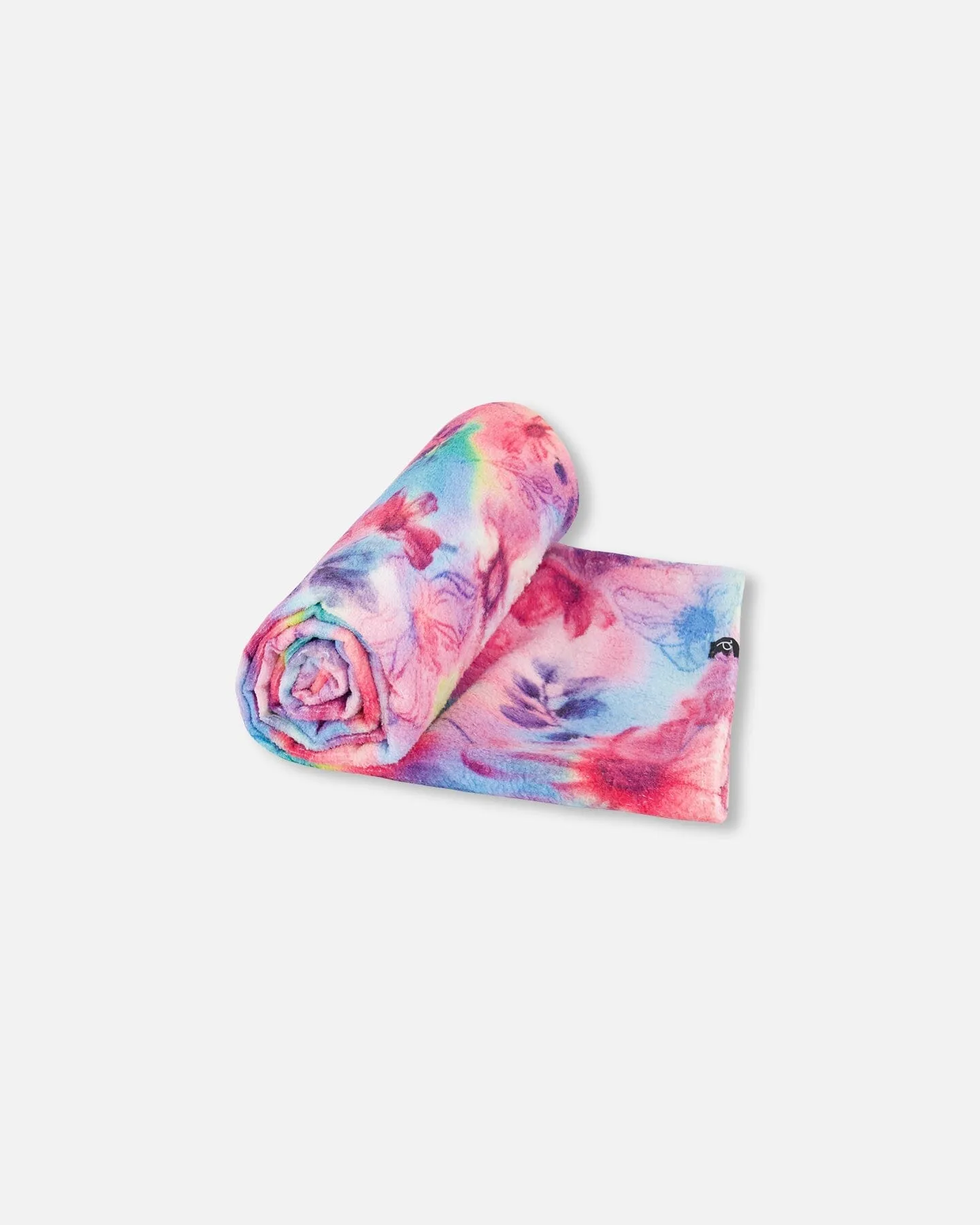 Printed Beach Towel Butterflies On Multicolored Background