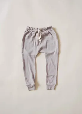 Ribbed Pocket Joggers in Taupe