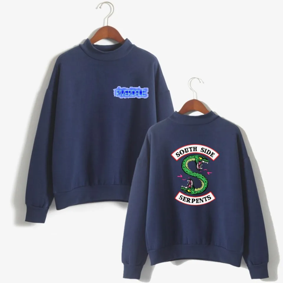 Riverdale ock Turtlenecks - Riverdale Double-Headed Snake Logo Icon ock Turtleneck
