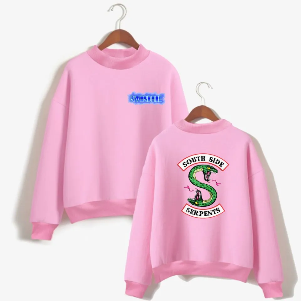 Riverdale ock Turtlenecks - Riverdale Double-Headed Snake Logo Icon ock Turtleneck