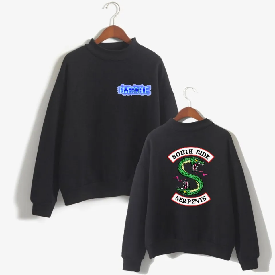 Riverdale ock Turtlenecks - Riverdale Double-Headed Snake Logo Icon ock Turtleneck